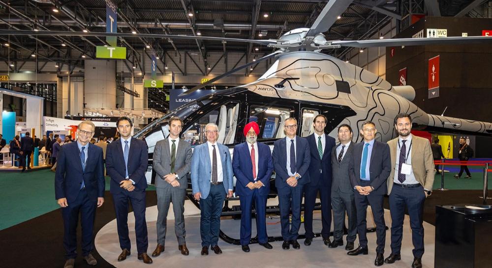 EBACE 2024: Leonardo strengthens its role in the Vip-Corporate helicopter market with new AW09 single engine distributorship agreements
