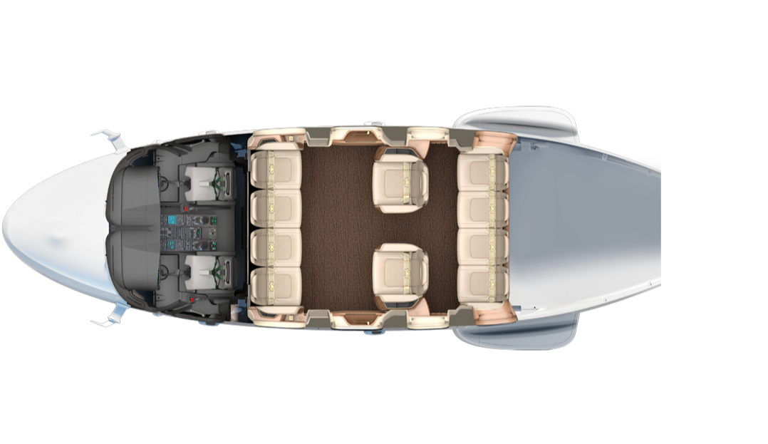 AW189 - Contemporary Style Deluxe Interior 10 passengers