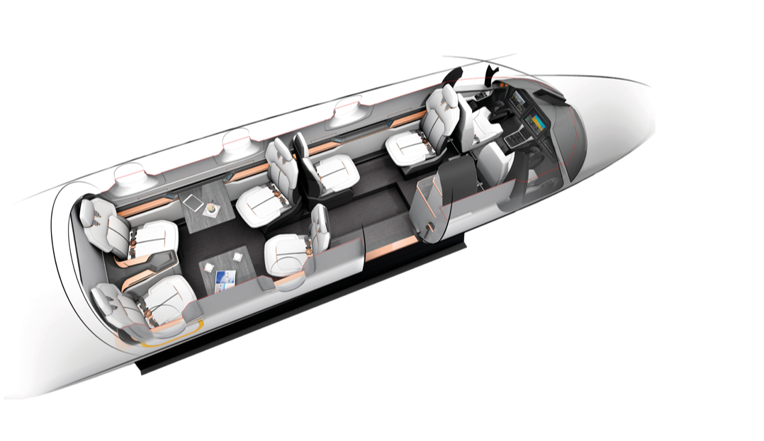 AW609 TiltRotor - Vip Interior 6 passengers